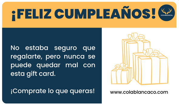 FELIZ CUMPLEAÑOS GIFT CARD